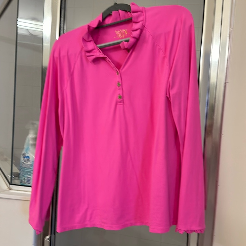 Lilly Pulitzer Lucretia XL Long Sleeve Top
